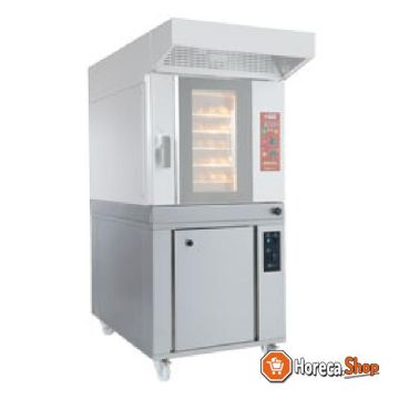 - heating cabinet for electric oven, on wheels, with humidifier