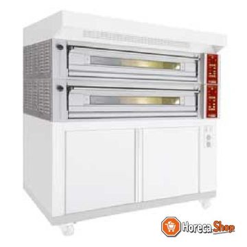 Elektrisch modulair oven 3 platen, capaciteit 3x 600x400 mm