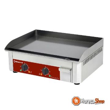 Electric baking tray, double enamelled surface