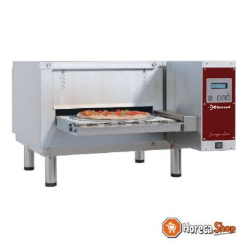 Ventilated electric tunnel oven, width 400mm