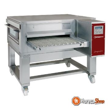 Ventilated gas tunnel oven, width 650 mm