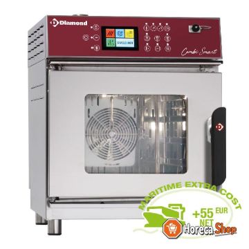 Elektrische oven stoom convectieoven, 4x gn2 3 touch screen  + auto-cleaning