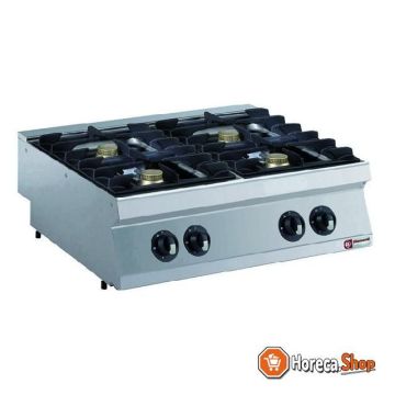 Gas stove with 4 fires, 4x 5.5 kw -top-