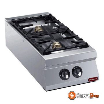 Gas stove 2 burners -top-