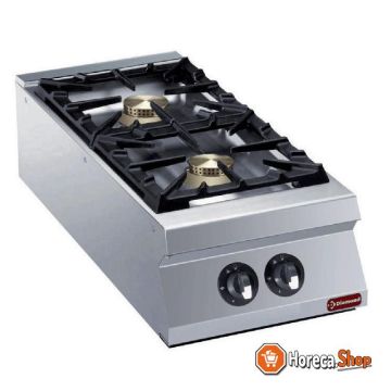 Gas stove 2 burners -top-  power