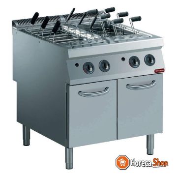Pasta cooker gas, 2 tubs gn 1 1, on furniture (without baskets)
