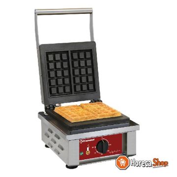 Electric waffle iron 2 plates, type  brussels  3x5