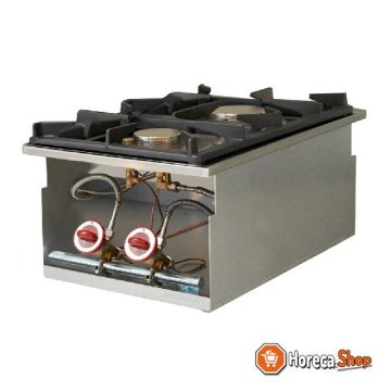 Gas stove 2 burners, built-in