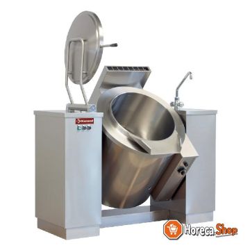 Gas tiltable cooking kettle 100 liters, indirect heating