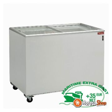 Case freezer, 400 liters, sliding lid
