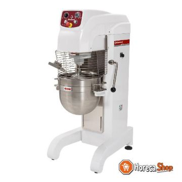 Beater mixer, high base, 40 lt, variable speed.