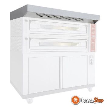 Cooker hood with motor for ovens