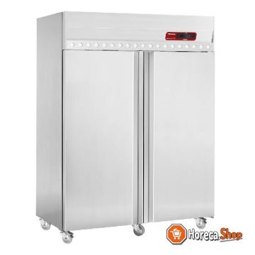 Ventilated refrigerator 1400 liters, 2 doors gn 2 1, on wheels