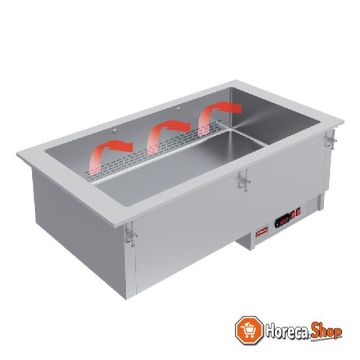 Bain-marie element 2 gn 1 1 - dry - ventilated