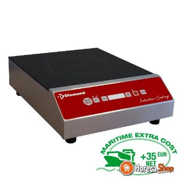 Induction plate 3000 watts, tactile keys