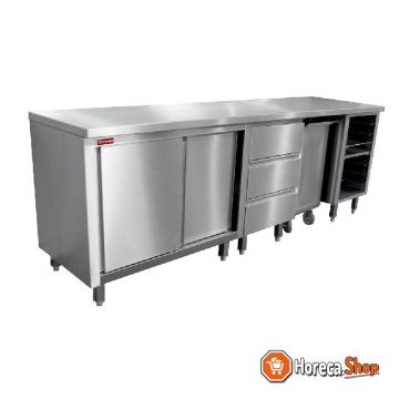 Module for pastry cabinet 2 sliding doors