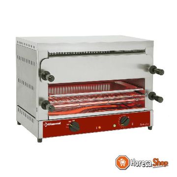 Elektrischer toaster-salamander gn 1 1, 2 stockwerke (520x320), mit  quarz