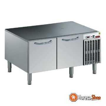Refrigerated base with 2 drawers