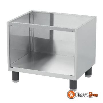 Neutral cabinet in stainless steel, 660 mm (without doors)