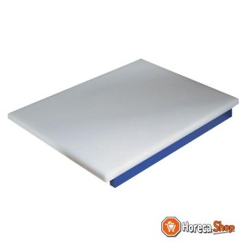 Cutting board in polyethylene for fish (blue)