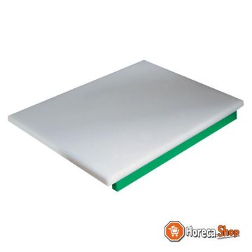 Cutting board in polyethylene for vegetables (green)