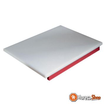 Cutting board in polyethylene for meat (red)