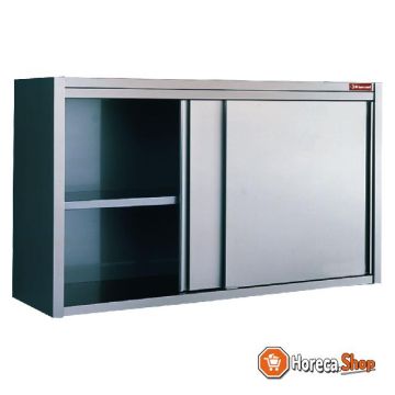 Wall cupboards with sliding doors