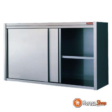 Wall cupboards with sliding doors