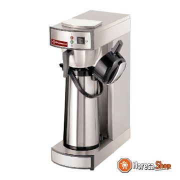 Koffiepercolator - 1 groep met thermos 2,2 lit. - halfautomatisch