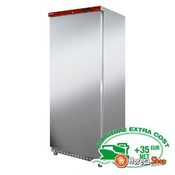 Refrigerator gn 2 1, ventilated, 600 liters. stainless steel