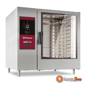 Gas oven directe stoom en convectie 10x gn2 1 met  automatic cleaning system
