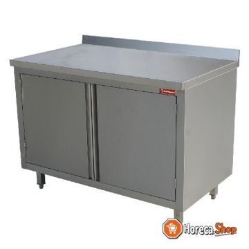 Neutral work table cabinet with revolving doors