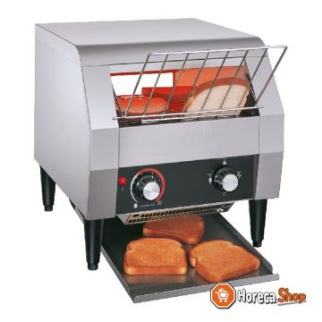 Toaster with conveyor belt