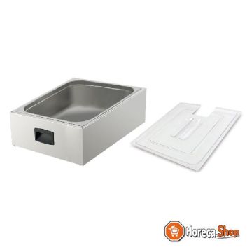 Gn 2 1 tub for cooker with lid