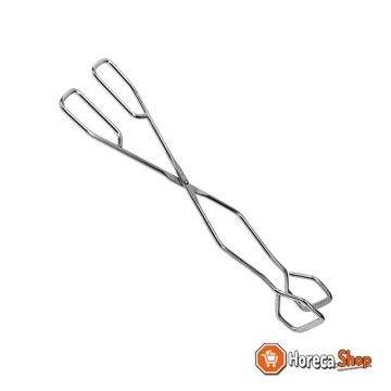 Grill tongs stainless steel 33cm