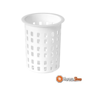 Cutlery cup round plastic