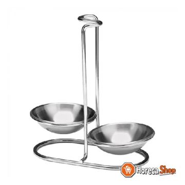 Cooking spoon holder double