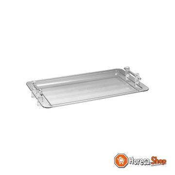 Serving tray 1   1gn clear