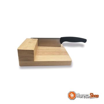 Cheese cutter w   wooden cutting board