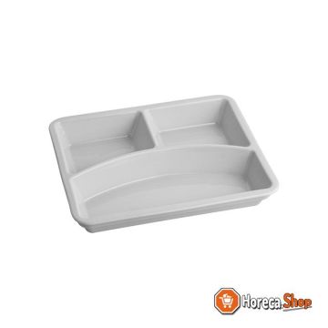 Assiette plate 23x17,5 (3 compartiments)