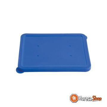 Dinner lid (23x17.5) blue