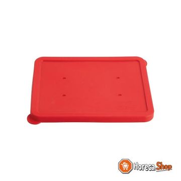 Dinner lid (23x17.5) red