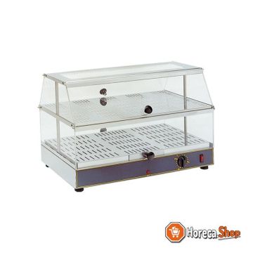 Warming cabinet stainless steel, 60x40xh.39cm