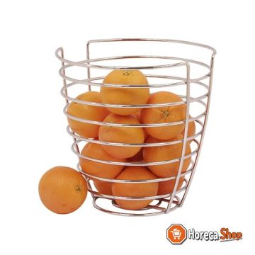 Fruit basket chromed