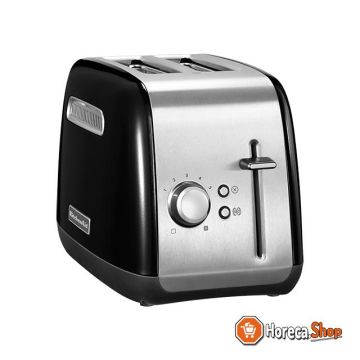 Toaster 2 pcs black