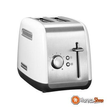 Toaster 2-teilig weiß