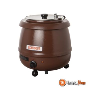 Soup kettle 10l  brown