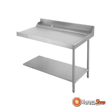 Supply   discharge table 120cm right