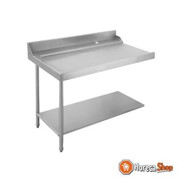 Supply   discharge table 120cm left
