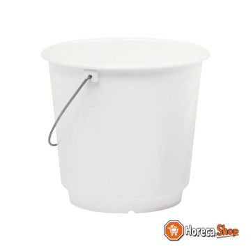 Bucket 12l white
